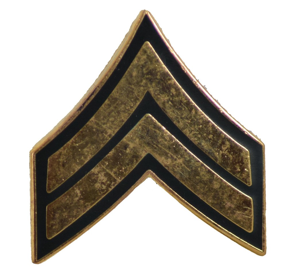 USA CORPORAL E-4 HAT PIN