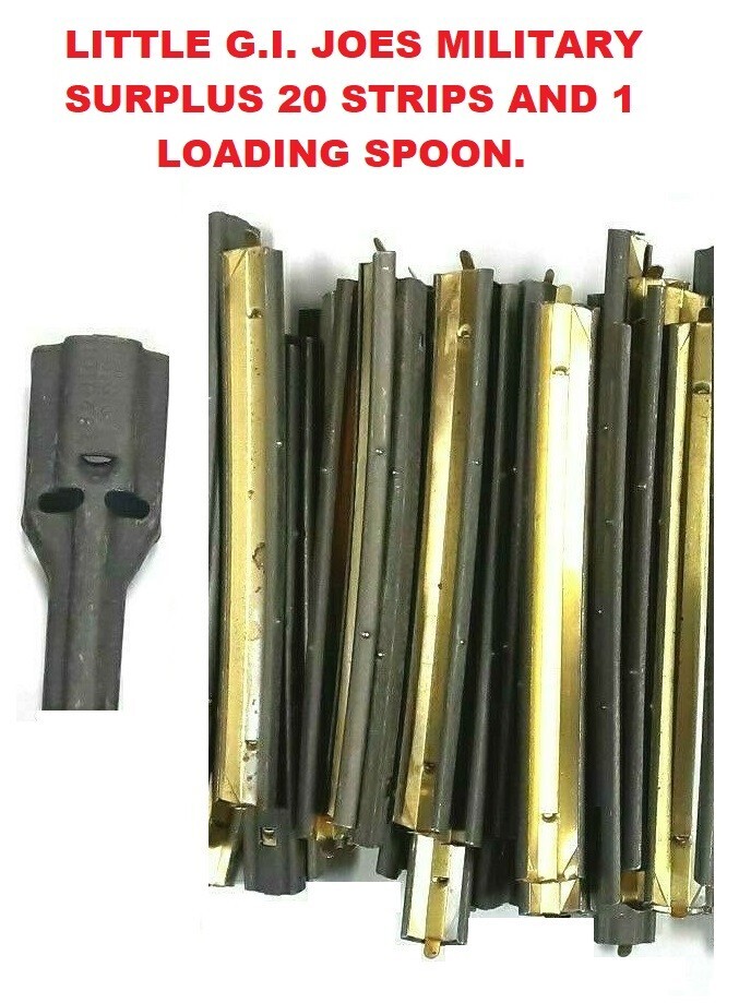 NEW USGI STRIPPER CLIPS WITH SPOONS 5.56/.223 LOT OF 20 With @ Speed Loader