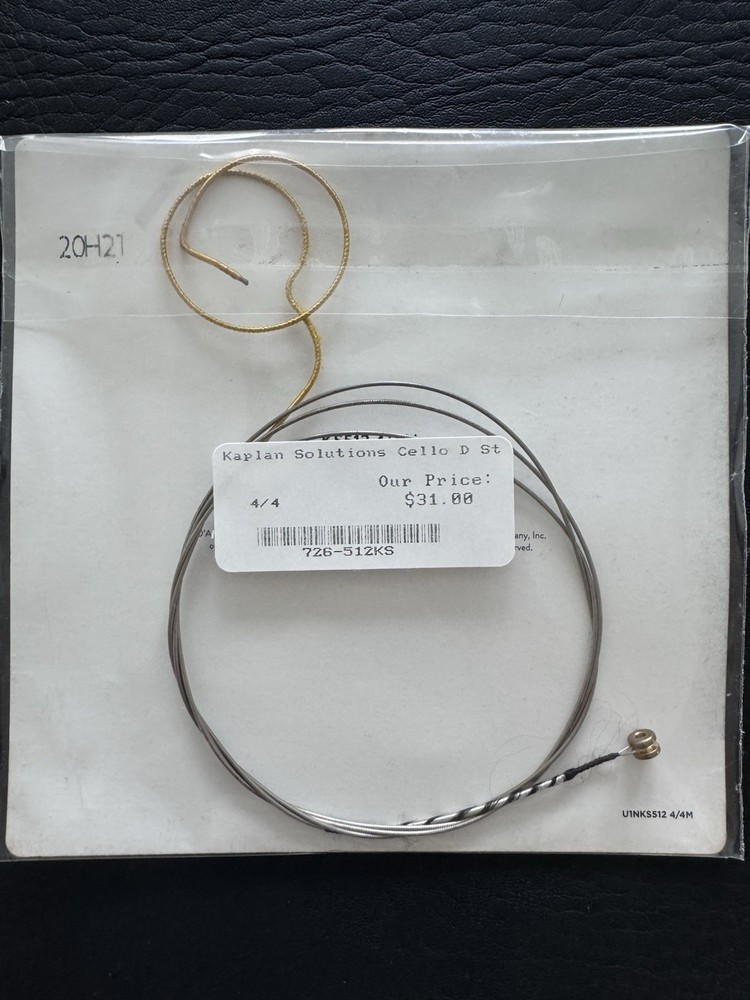 4/4 Full Size Cello, Soft Case, Bow, And New Strings