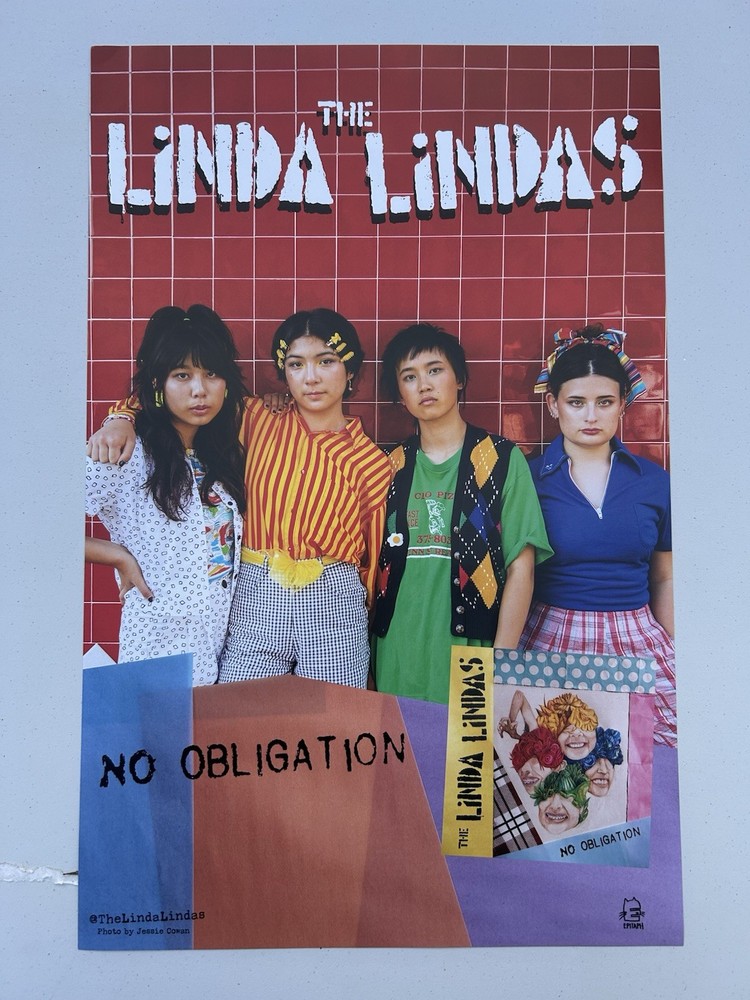 EXCLUSIVE - The Linda Linda’s- No Obligation Album Release Promotional Poster