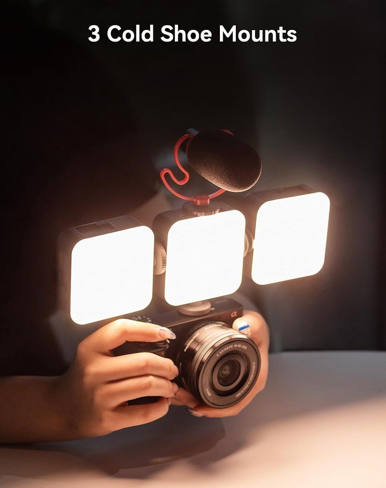 SmallRig Rechargeable 96 LED Video Light 2200mAh Long Battery Camera Light-3286B