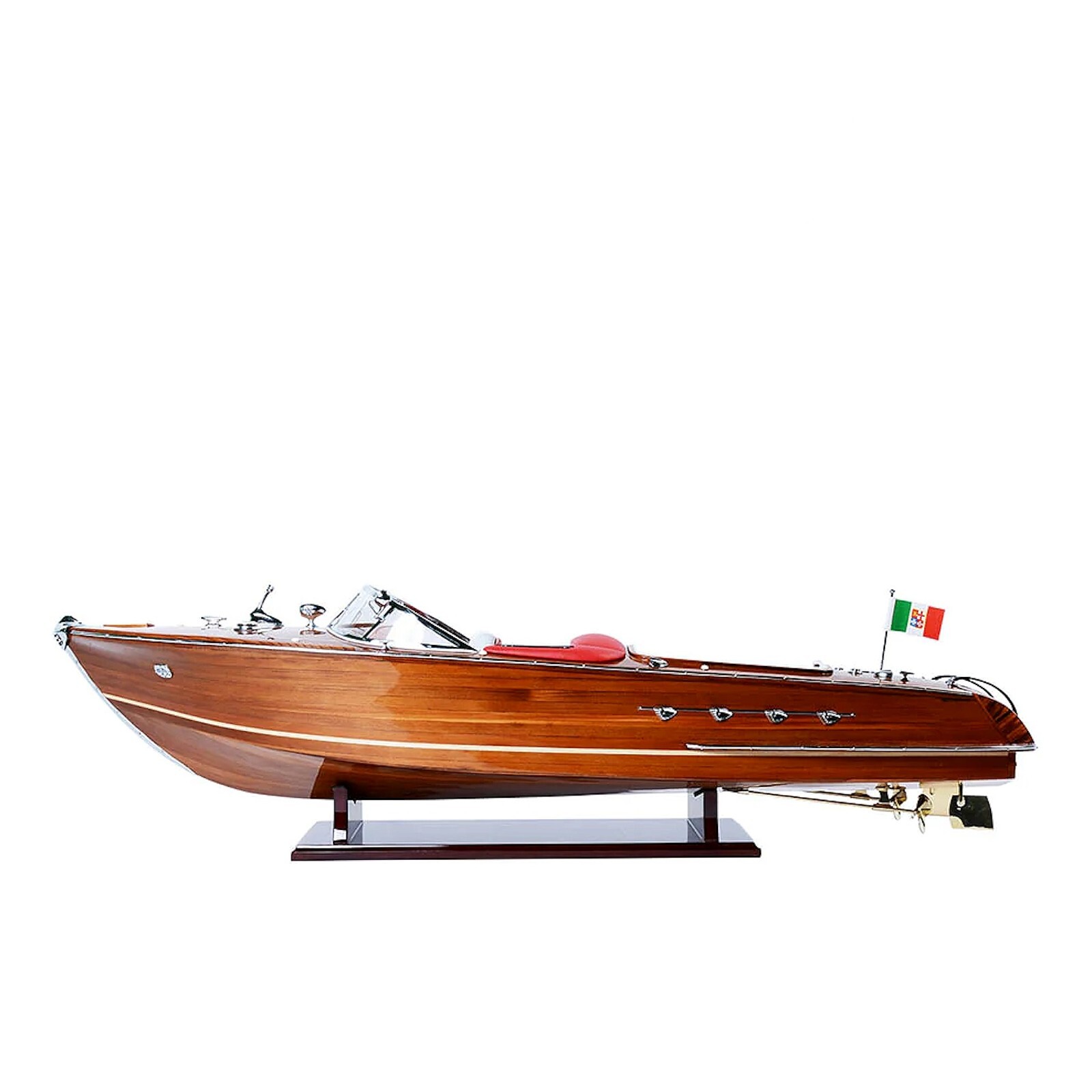 Custom Made Riva Aquarama Model Boat - Handmade Exclusive Edition 35" Speedbot