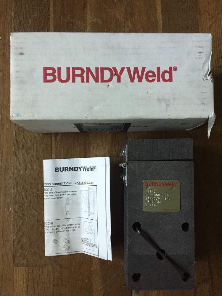 BurndyWeld B-266 Cable Run Mold Splice