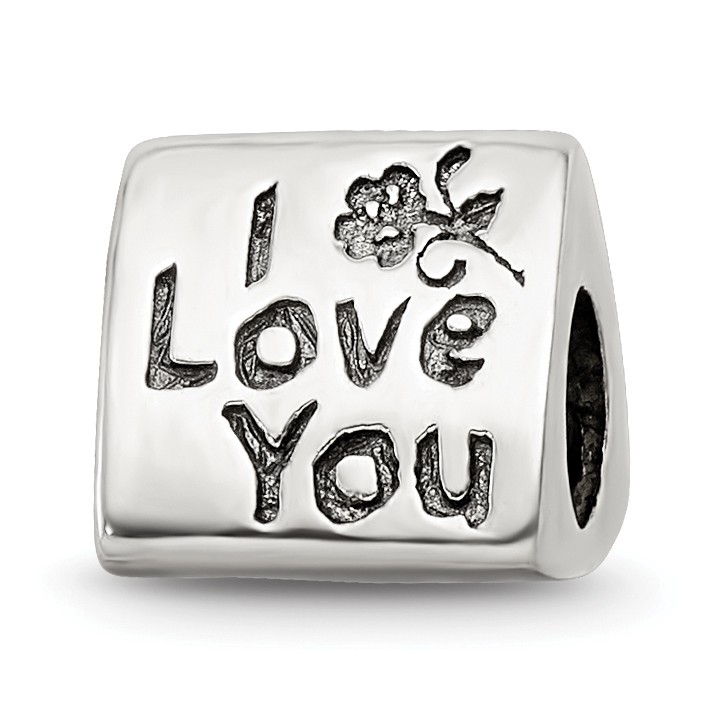 Silver Reflections Mom Trilogy Bead QRS1636