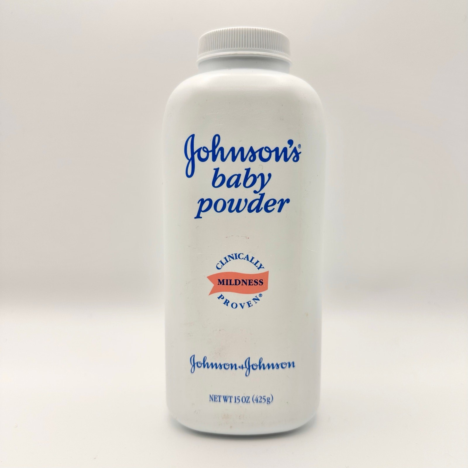 Vintage Johnson’s Baby Powder TALC Mildness Pink Label 15 Oz 2004 Full No Seal