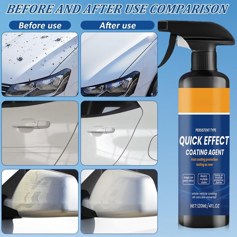 Advanced Car Quick-Acting Coating Agent Spray, Car Coating Spray, Quick Effect