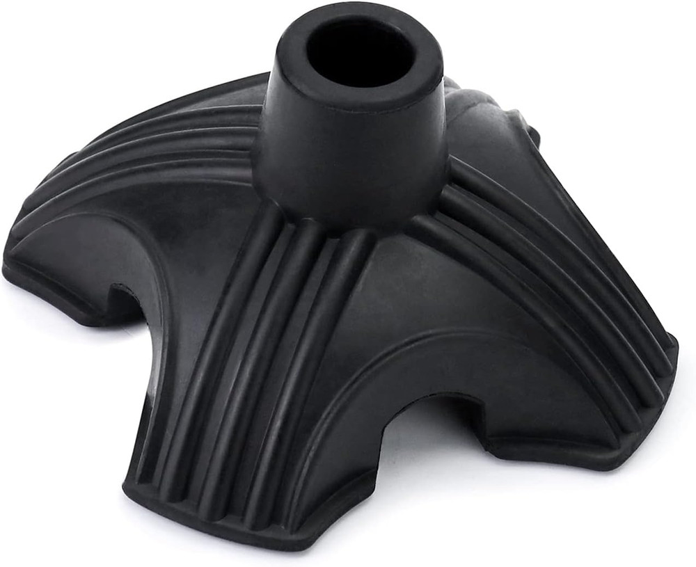 Rubber Replacement Foot Pad for Walking Canes, Universal Stable Four Point St...