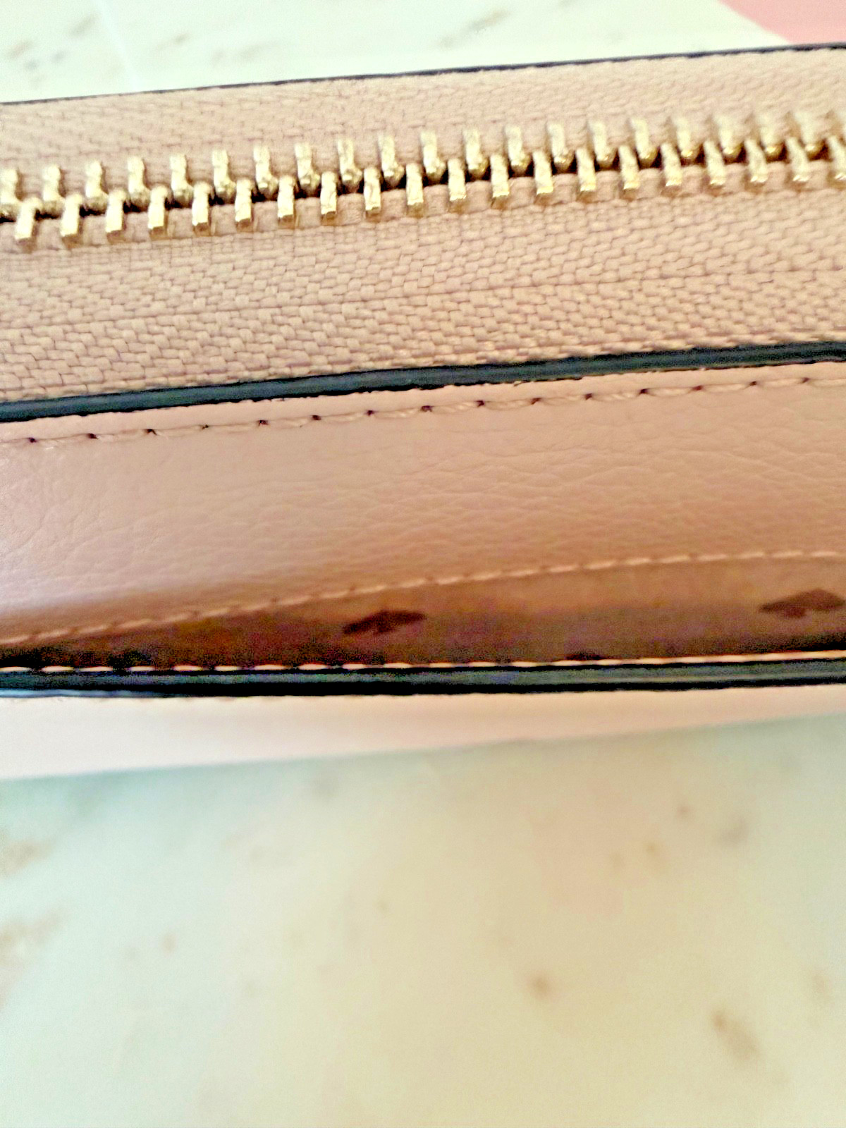 Kate Spade X Disney Minnie Mouse Wallet, applying her lipstick, A+dorable :-) !!