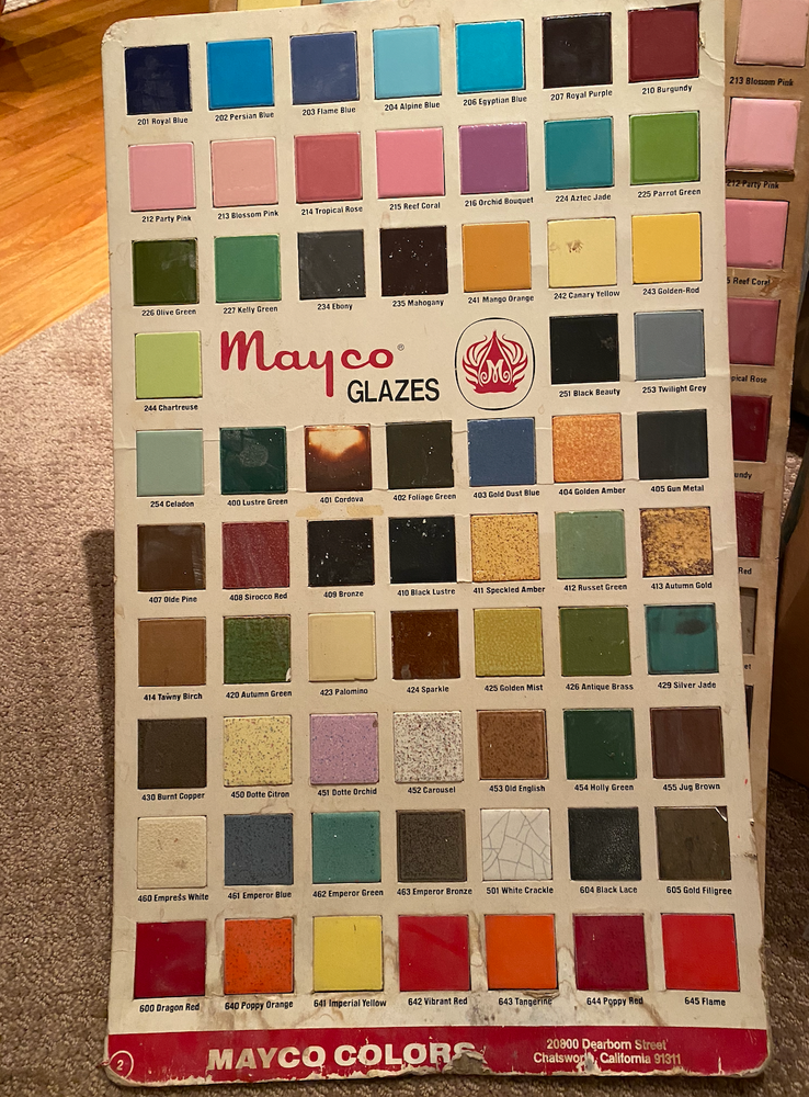 RARE DISCONTINUES Mayco Brush On Glazes