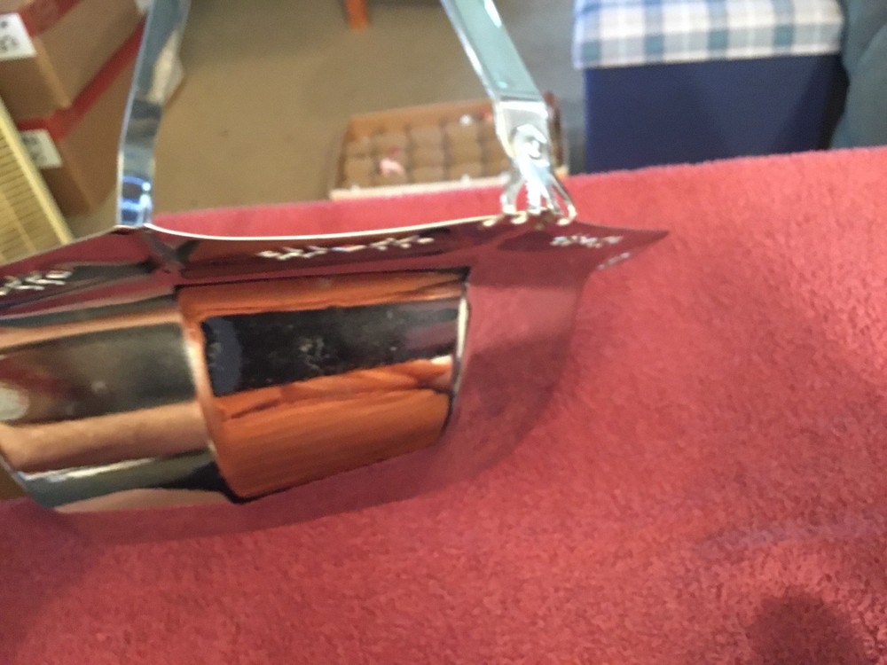 Continentil Silver Co. 10 Sided Metal Basket #3748