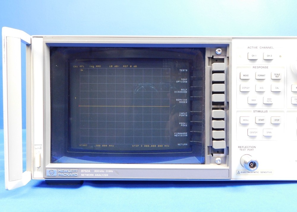Agilent HP Keysight 8752A RF Network Analyzer 300 kHz to 1.3 GHz * Option 003