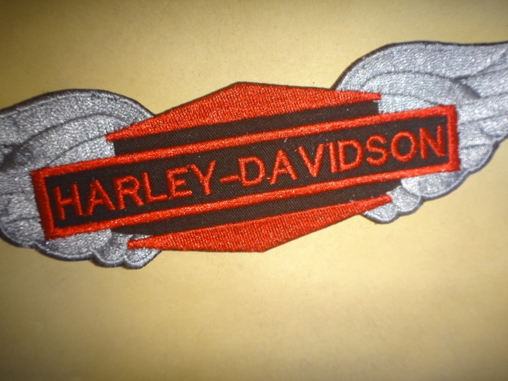Iconic American Motorcycle HARLEY-DAVIDSON Winged Patch