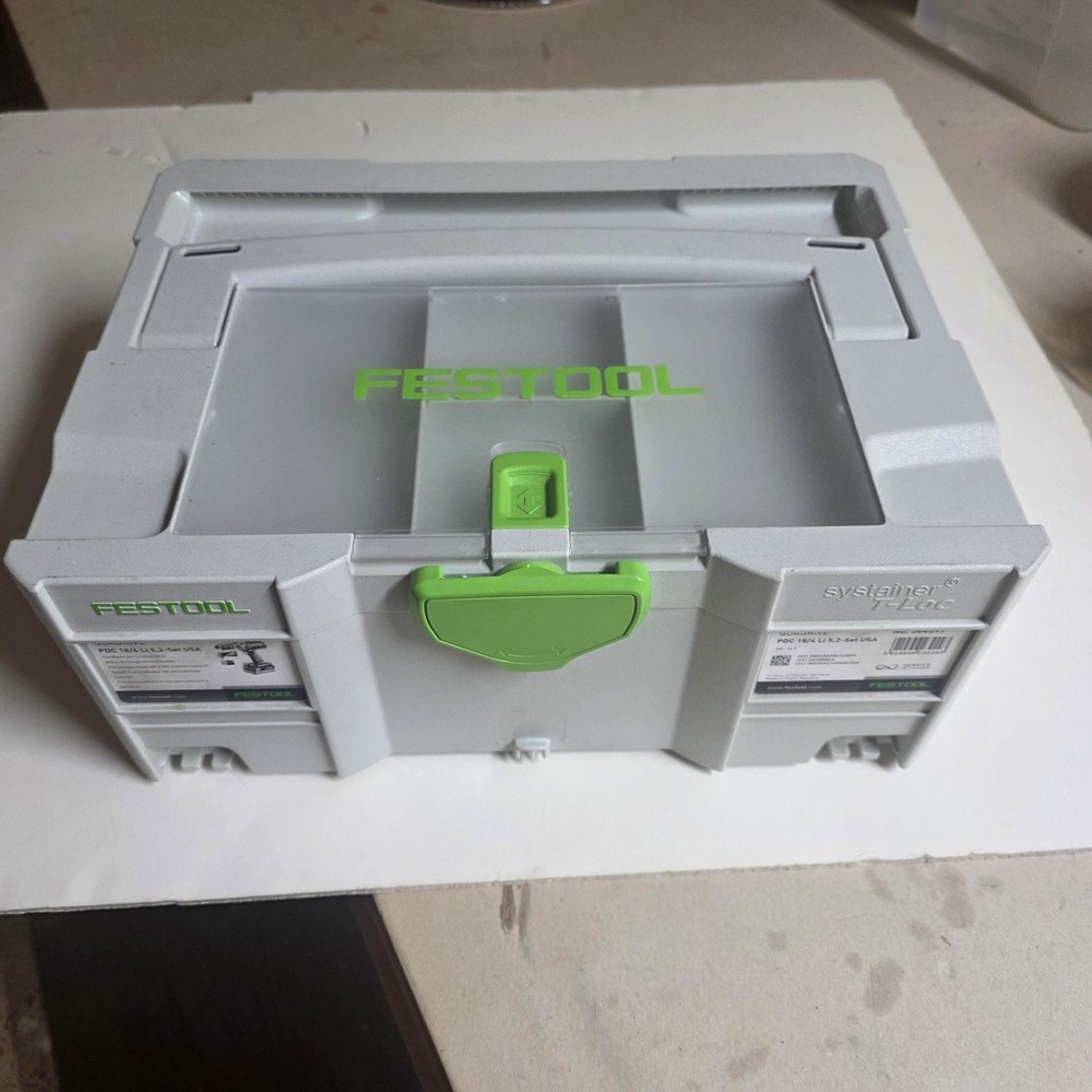 Systainer ONLY for Festool Quadrive PDC 18/14 Drill   (EMPTY CASE - NO TOOL)