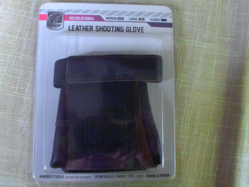 Bear Archery Leather Shooting Glove SIZE X-LARGE