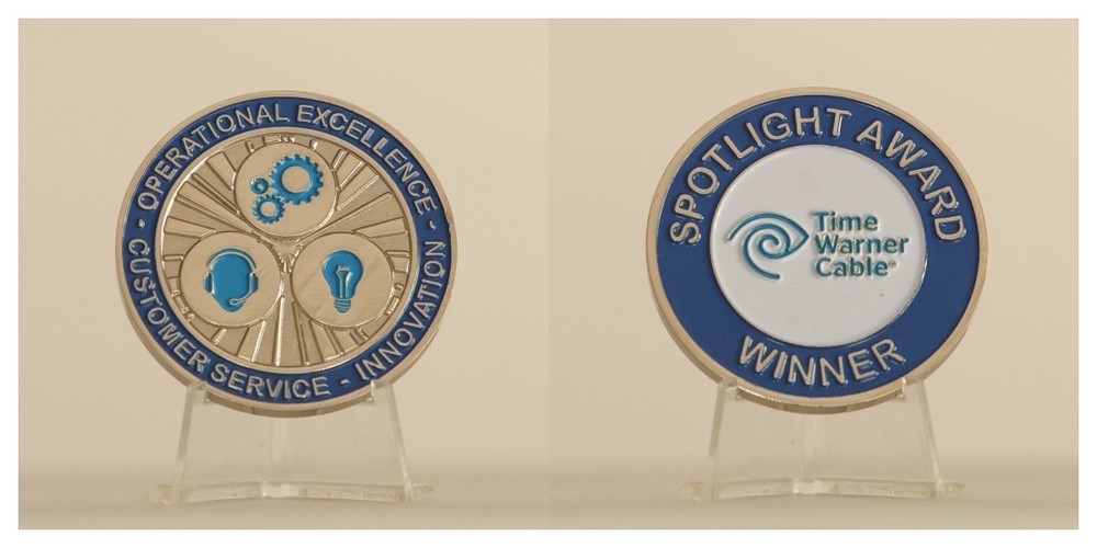 Time Warner Cable Spotlight Award Winner Challenge Coin 3#4
