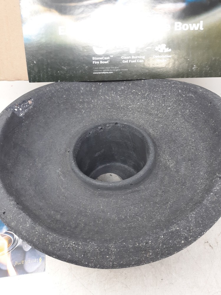 TerraFlame Wave Fire Bowl Single Fuel Starter Set - Graphite