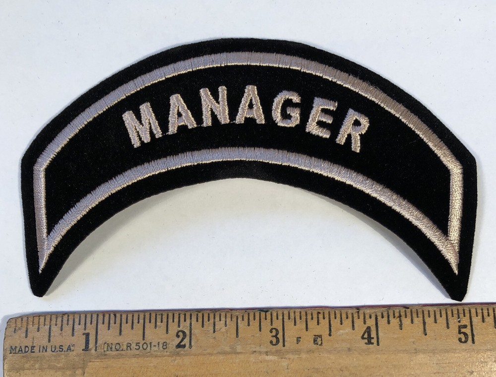 Harley-Davidson Owners Group HOG Manager Rocker Patch Chapter Vest Jacket