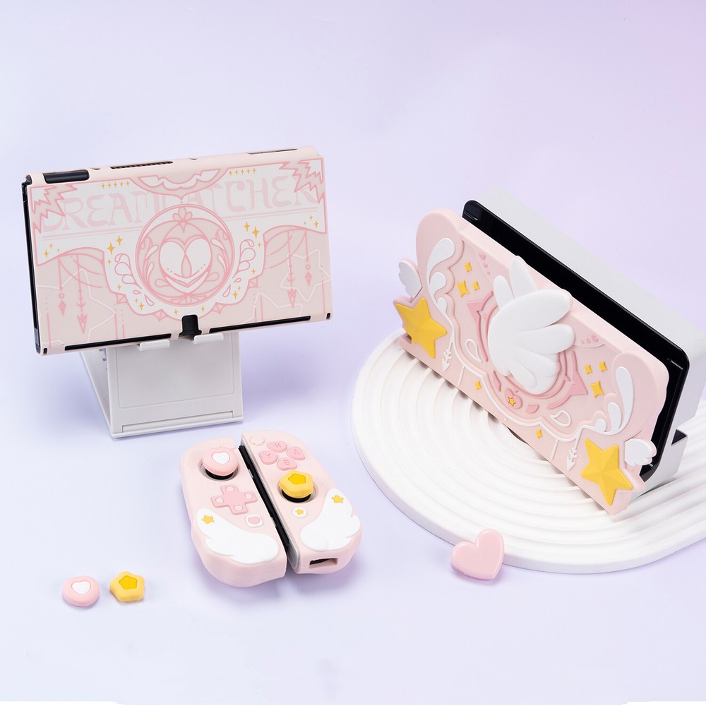 GeekShare Protective Case for Nintendo Switch/OLED and Joy Con Ergonomic Design