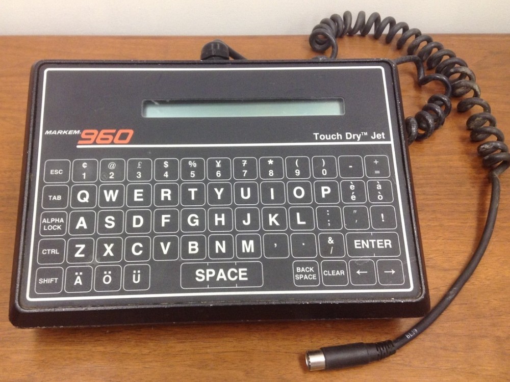 MARKEM 960 - "Touch Dry" Jet - Controller Keyboard