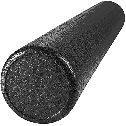 High Density Foam Roller – EPP Deep Tissue Massage Roller 36-Inch Black (New)