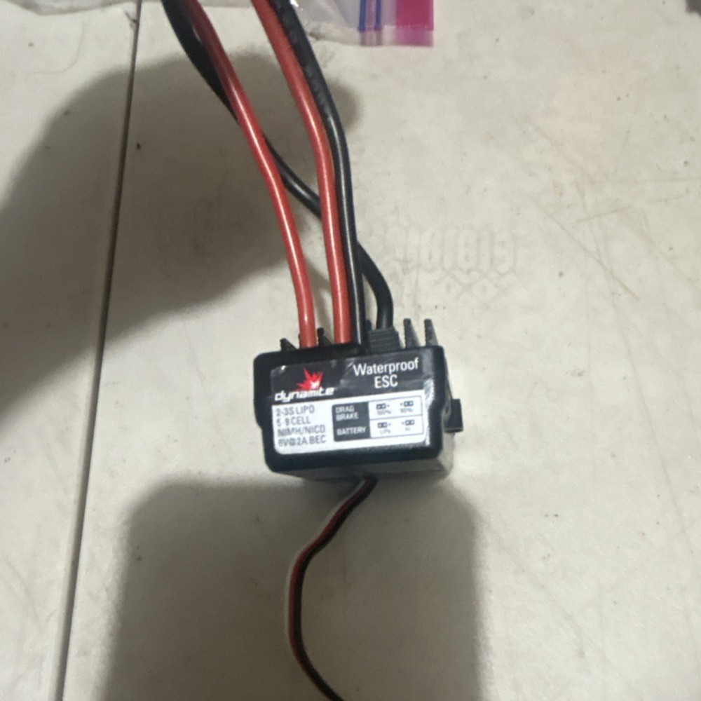 Dynamite Waterproof 35A Electronic Speed Controller for Electric RC Vehicles