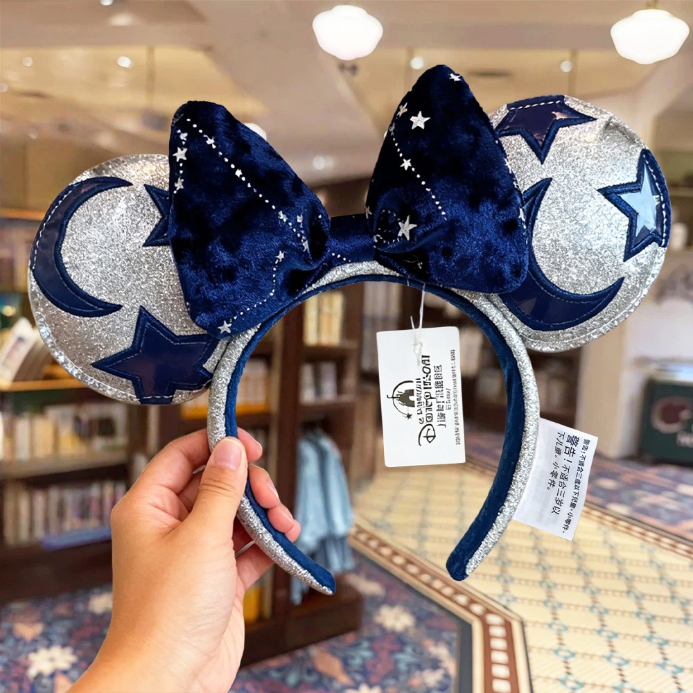 Disney- Parks Sorcerer Hat Constellation Minnie Mickey Mouse Ear Headband 2025