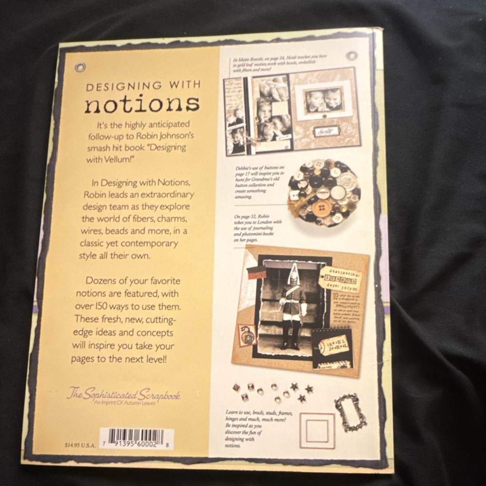 The Sophisticated Scrapbook Scrapbooking Instructions Book