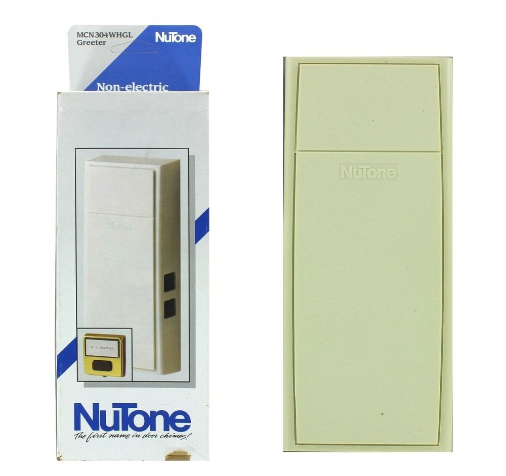 NuTone MCN-304WHGL 2-Note Non-Electric Greeter