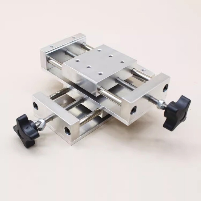 1PC Precision Cross Manual Sliding Table Linear Rail X/Y Axis Platform