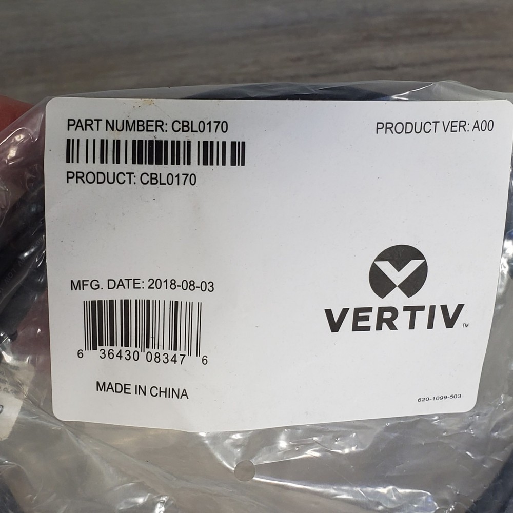 2 Count NIP Vertiv | Avocent CBL0170 VGA/USB KVM Computer Cable
