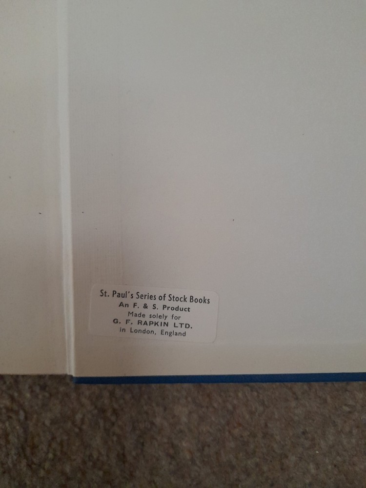 Stamp Album Stockbook With 12 Pages Plus Stamps