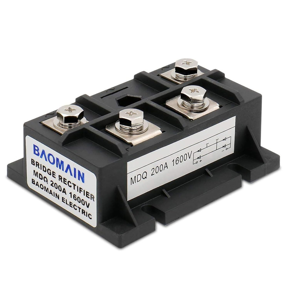 Baomain MDQ 200A 1600V Single Phase Diode Bridge Rectifier, Full Wave Rectificat