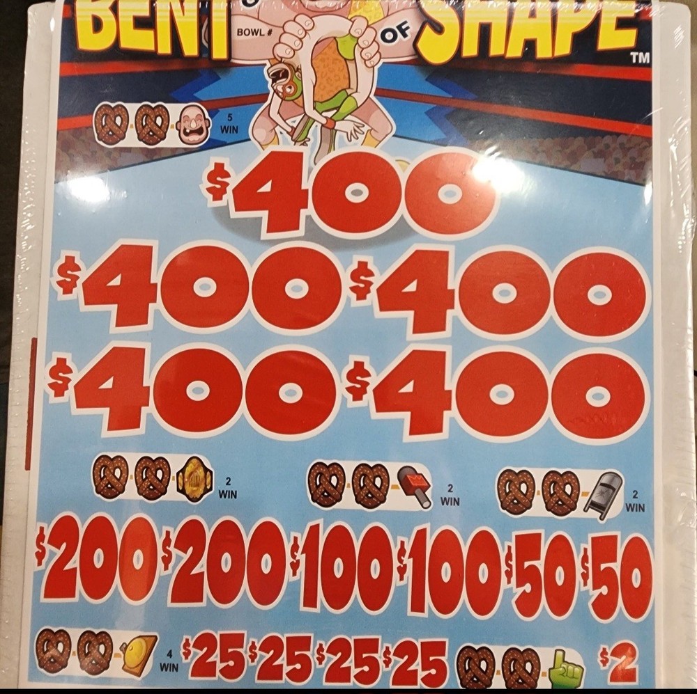 Pull Tickets - Pull Tabs - Game - Bent Out Of Shape 1pt