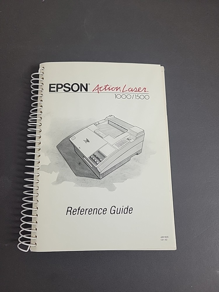 epson action printer 1000/1500 Reference Guide
