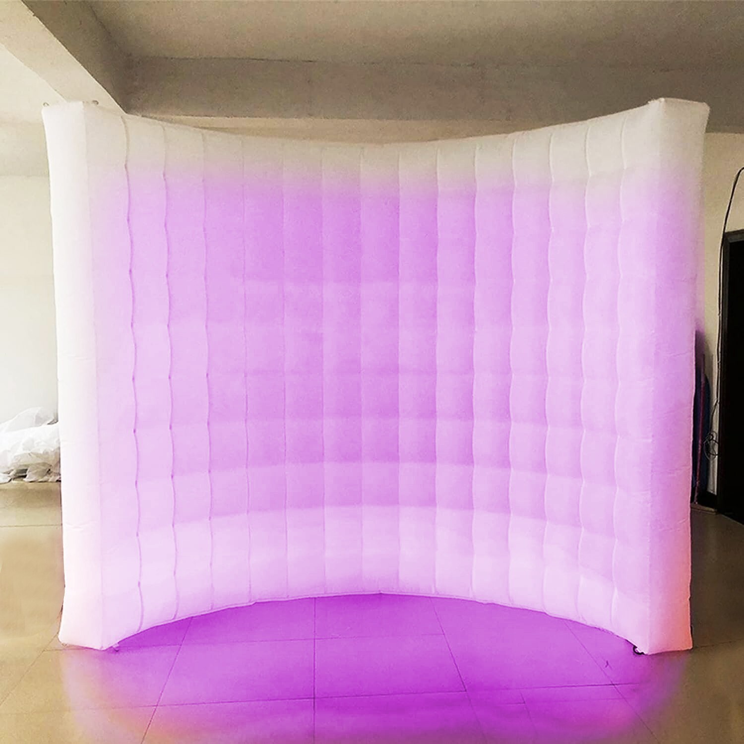 Inflatable photo booth wall background frame with LED for Party