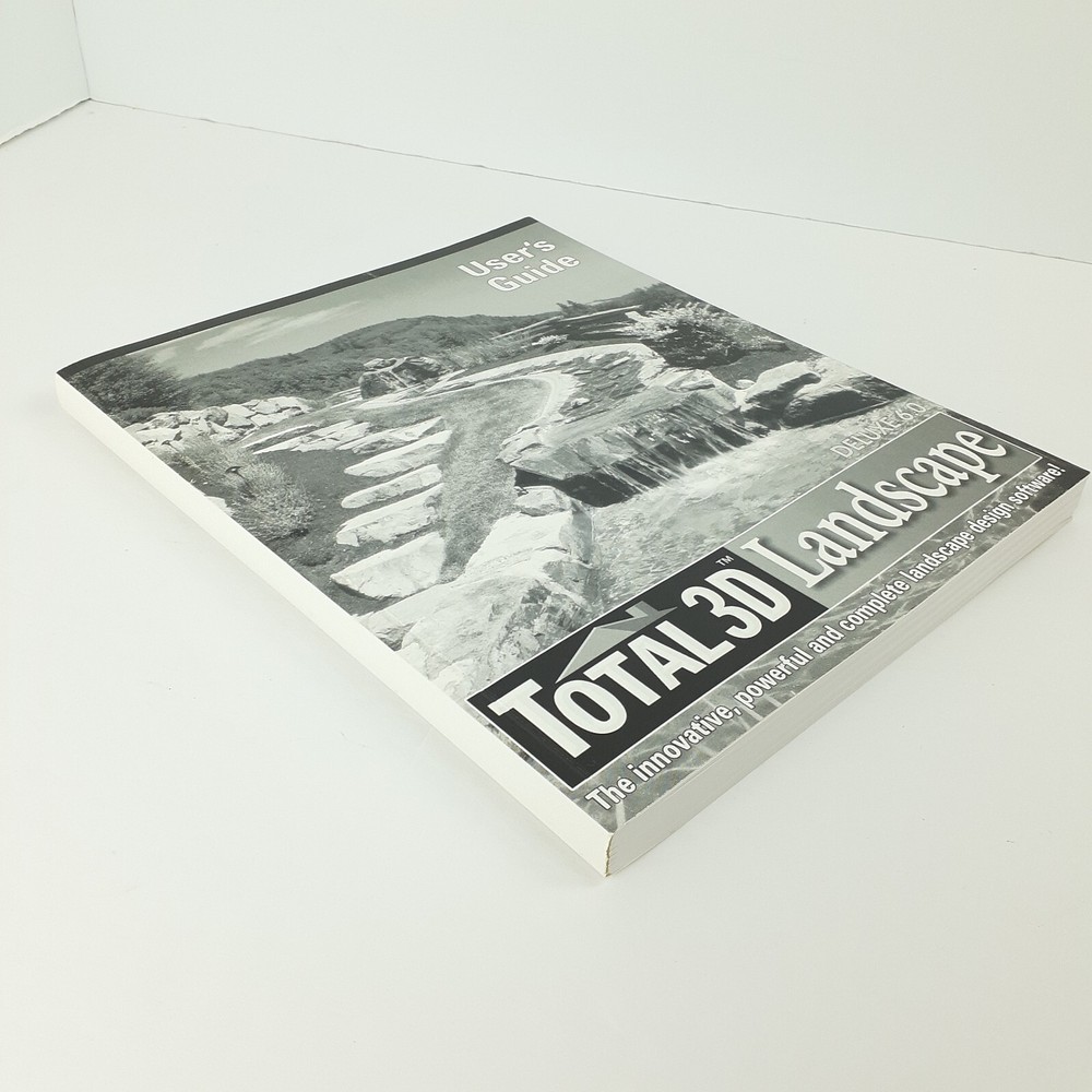 Total 3D Landscape Deluxe 6.0 software PC CD 3-Disc Set Guide 2003 Win XP/98