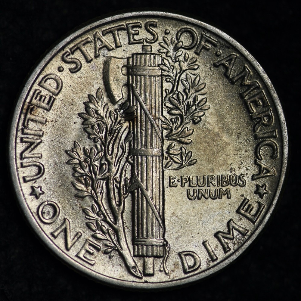 1944 Mercury Silver Dime GEM BU *UNCIRCULATED* MS E160 WAL