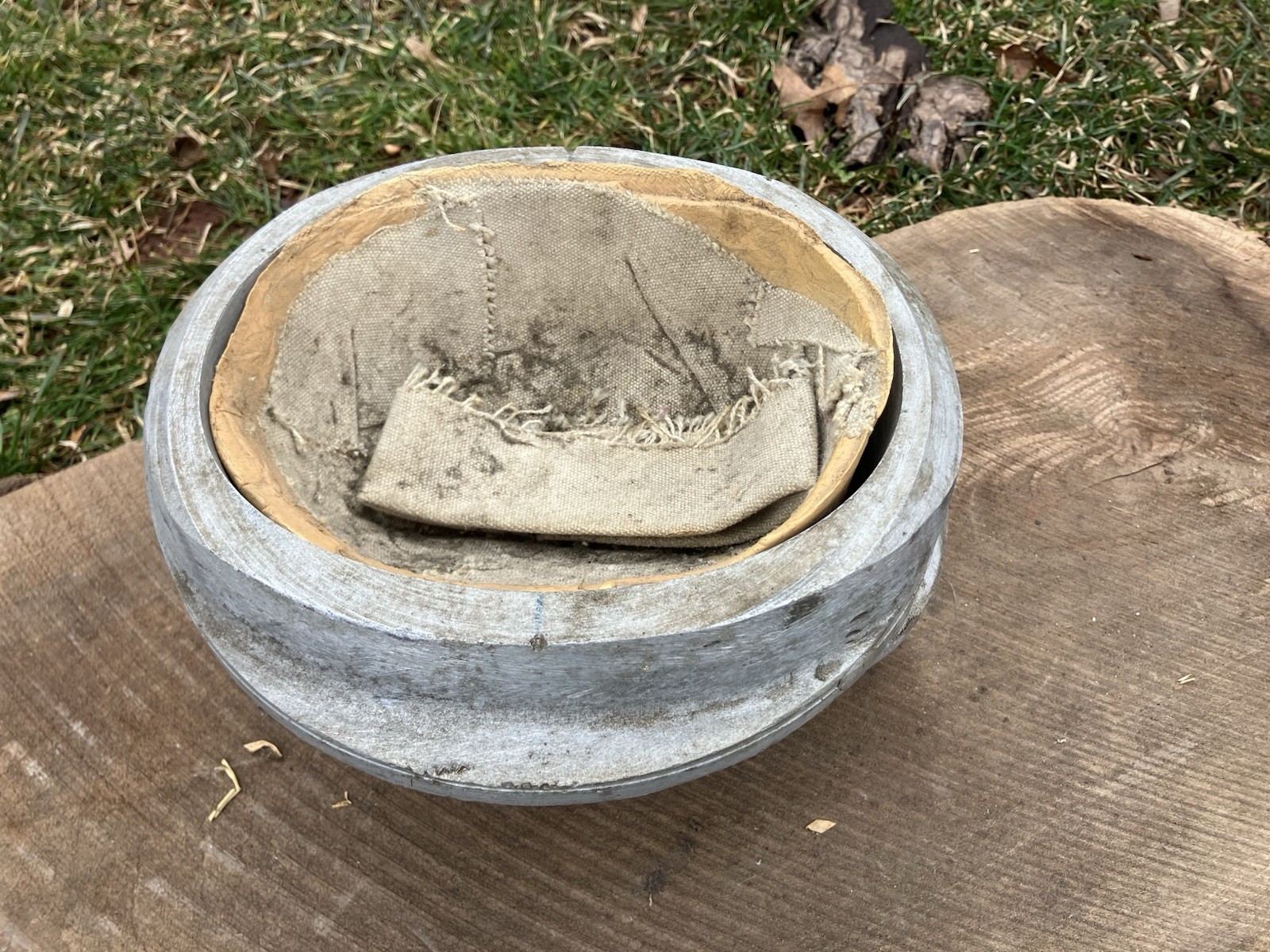 VTG Millinery Cowboy Hat Block with Hard Rubber Form Insert Matching Pair Childs