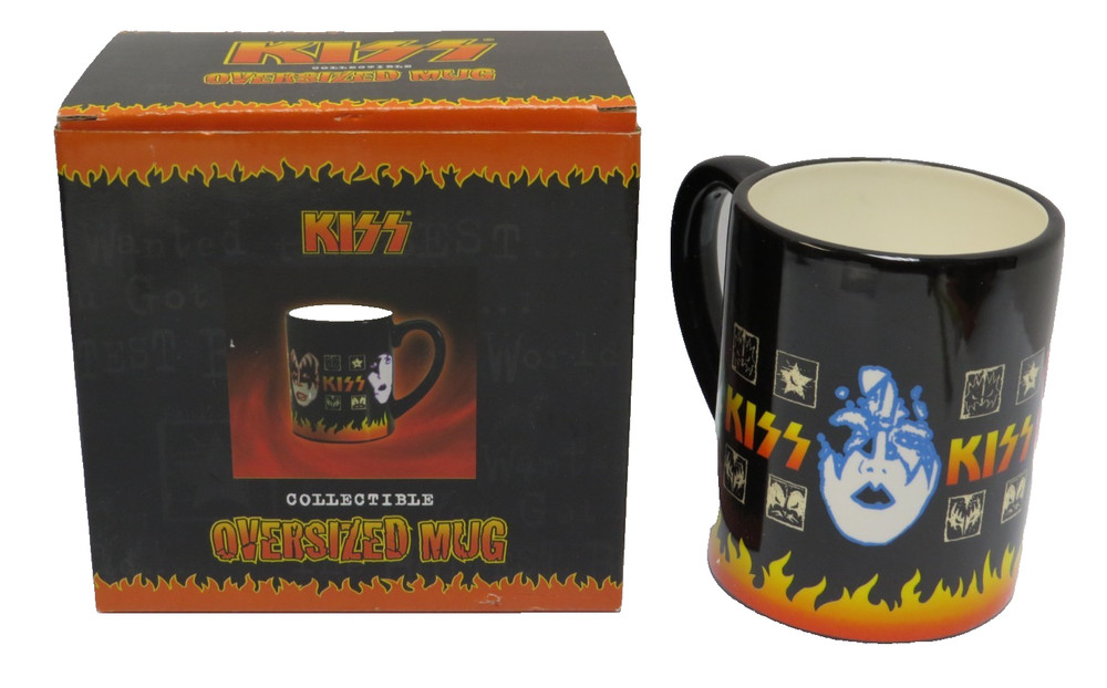 KISS COLLECTIBLE OVERSIZED MUG IN BOX OFFICIAL 2001