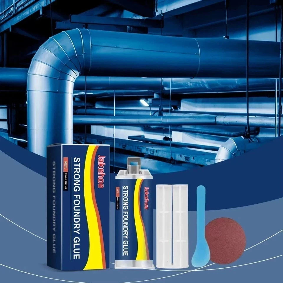 Strong Foundry Glue, High Temperature Resistant Casting Repair,Metal Repair Glue