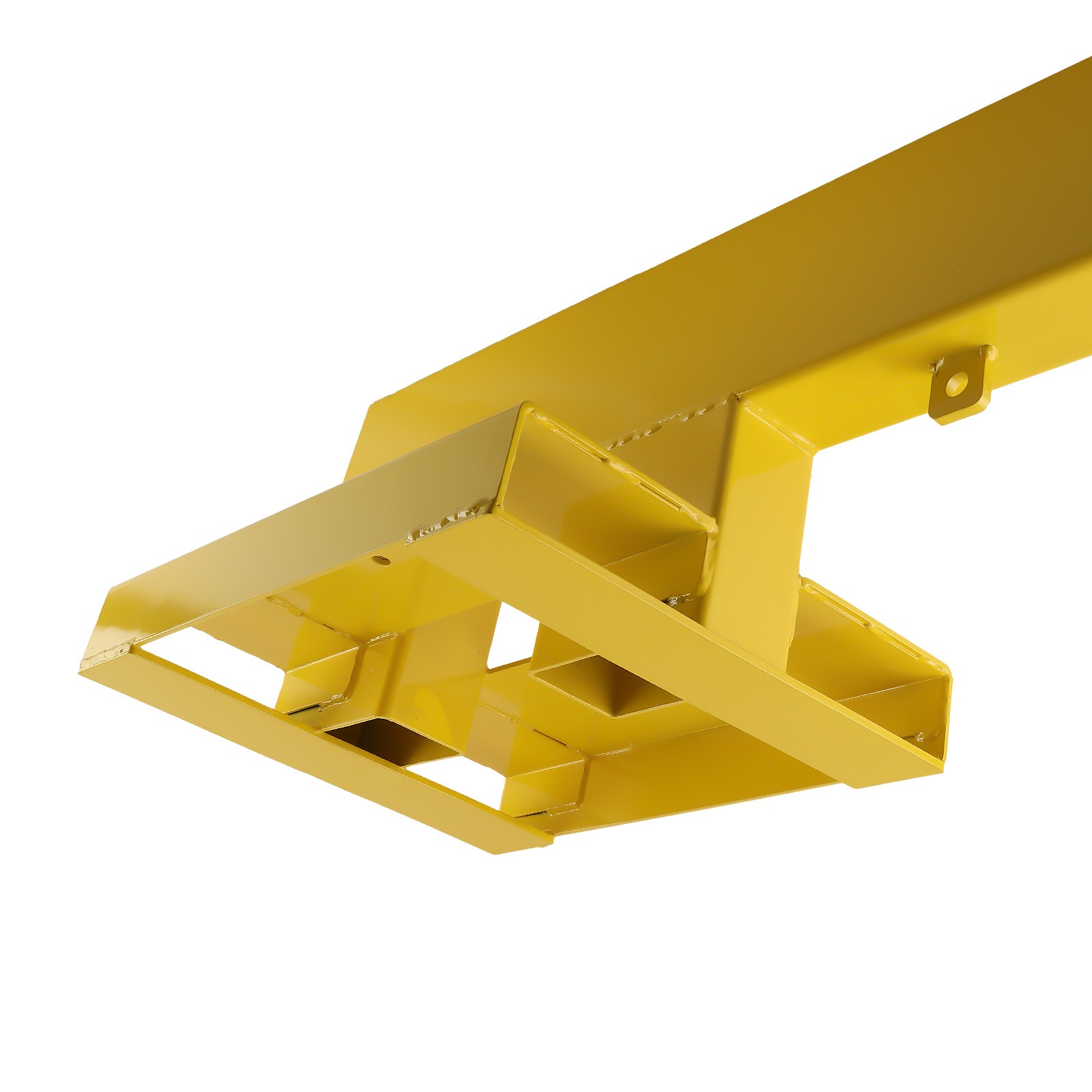 Heavy-Duty Steel Forklift Jib Boom - 47.25"-77" Adjustable Hooks Tool NEW