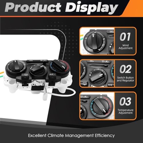 599-216 A/C HVAC Climate Control Module Panel Assembly Compatible with Versa