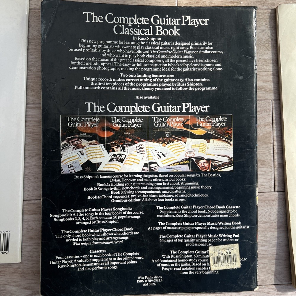 Classical Guitar & Instructional Sheet Music Bundle