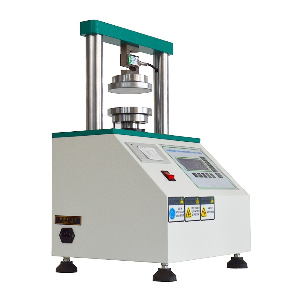 110V Paper Ring Crush Tester Compression Cardboard Compression Strength Tester