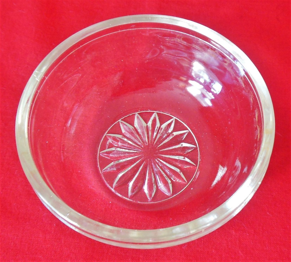 Silverplate & Clear Glass Condiment Caddy Server Basket England