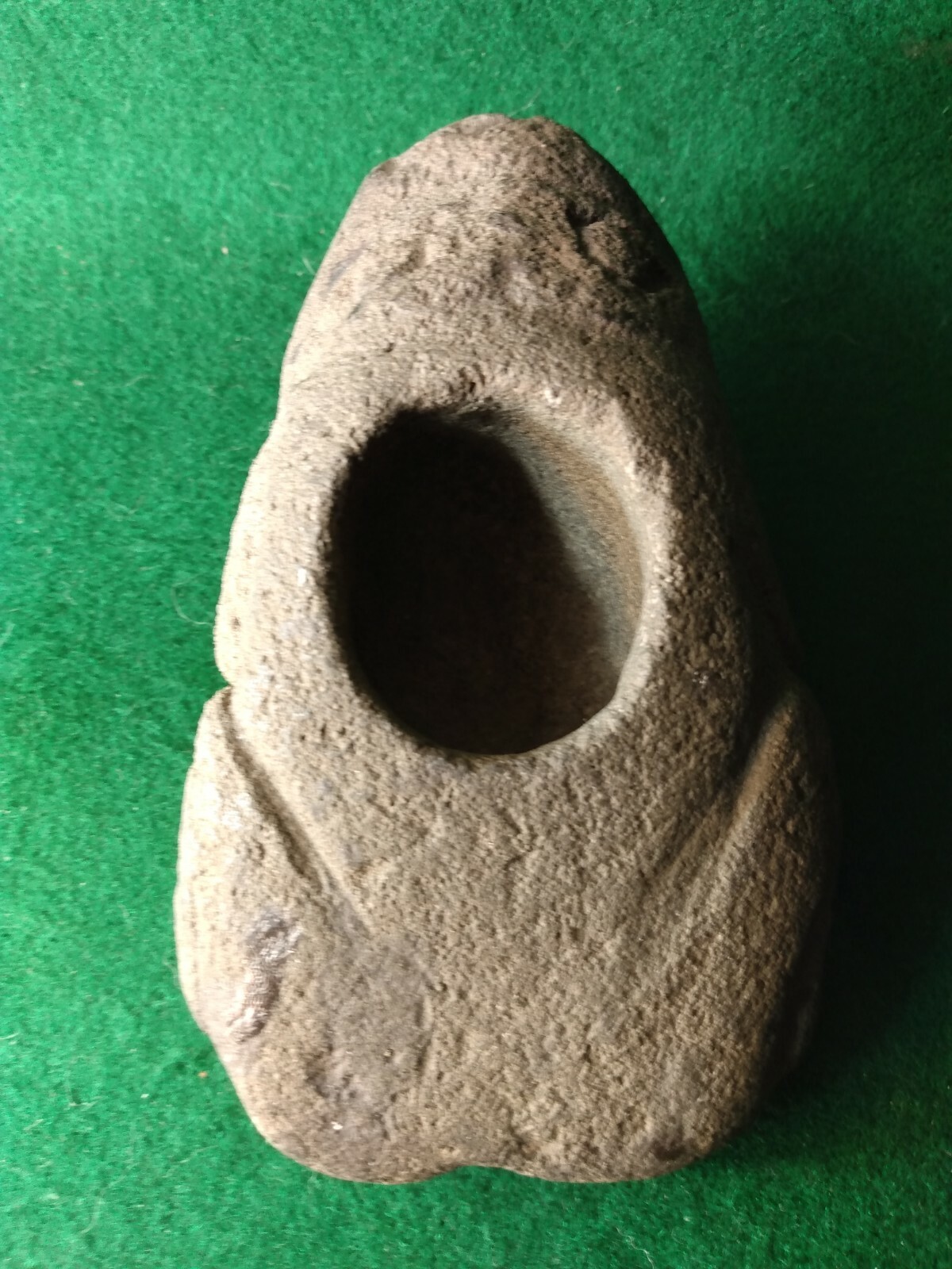 Tlingit Northwest Coast Stone Frog Form Tobacco Mortar