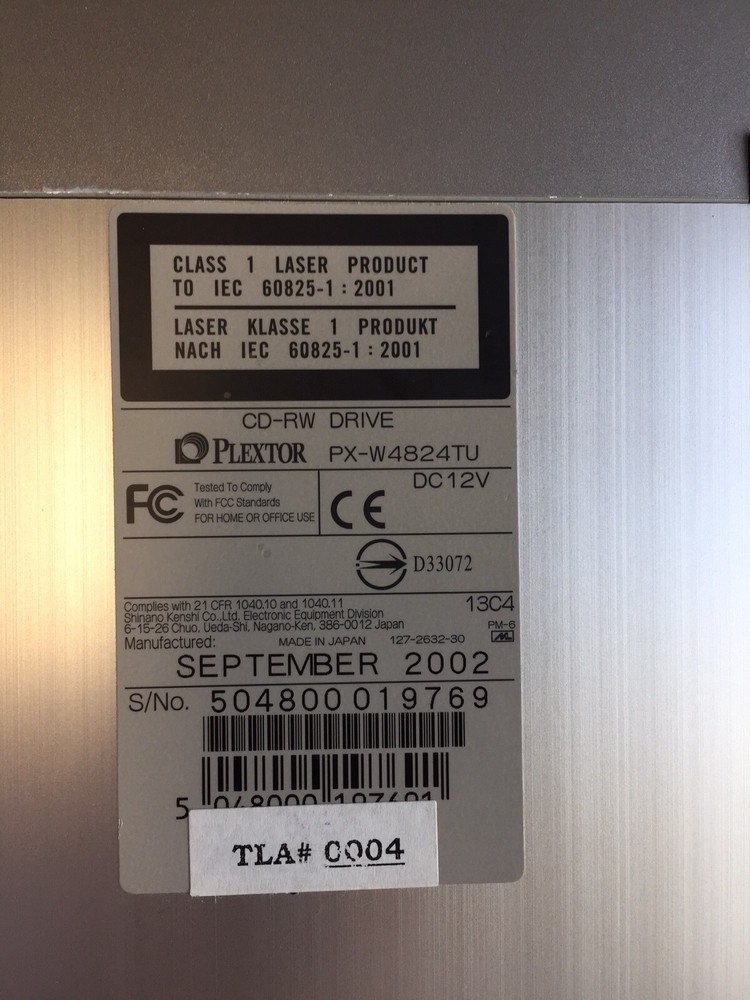 CD-RW Drive PLEXTOR PX-W4824TU