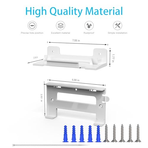 Starlink Router Wall Mount Gen 3, with Power Supply Mounting Bracket