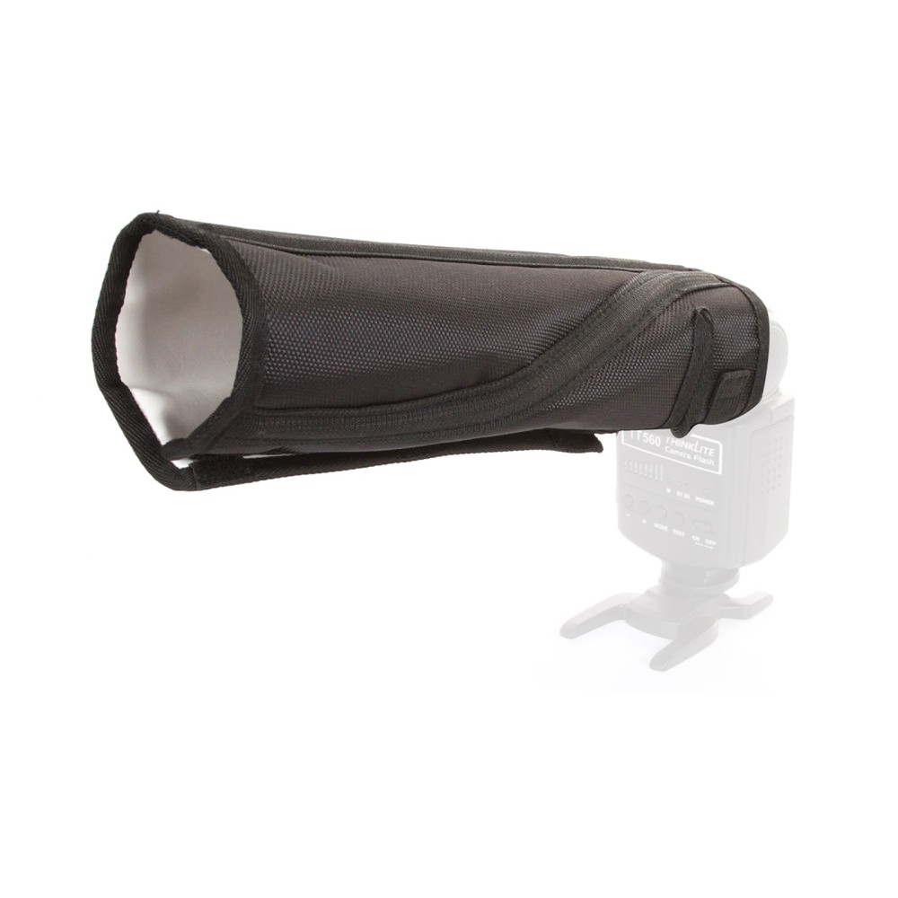Foldable Speedlight Reflector Snoot Sealed Flash Diffuser For Canon Sony DSLR