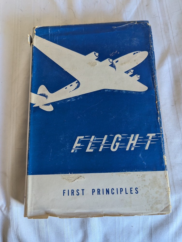 WWII era Flight First Principles HBDJ Book 1941 Capt Bailey Wright